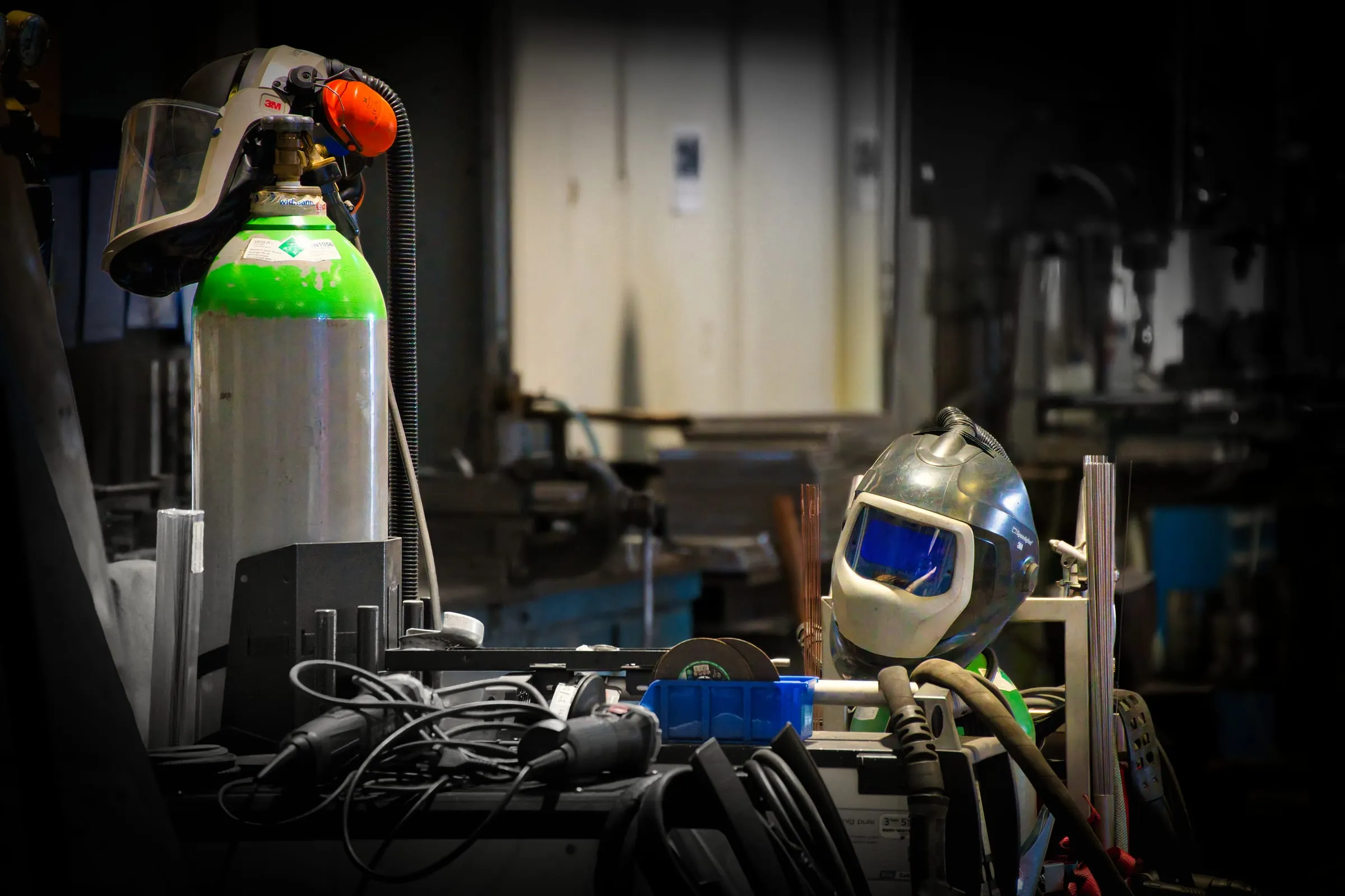 Fertigungsmaschine in der Werkstatt